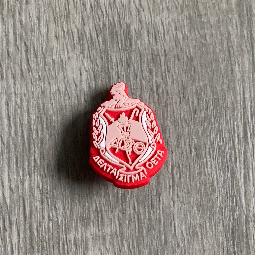 Inspired Delta sigma theta croc charm